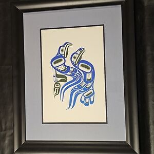 Framed Coastal Salish print